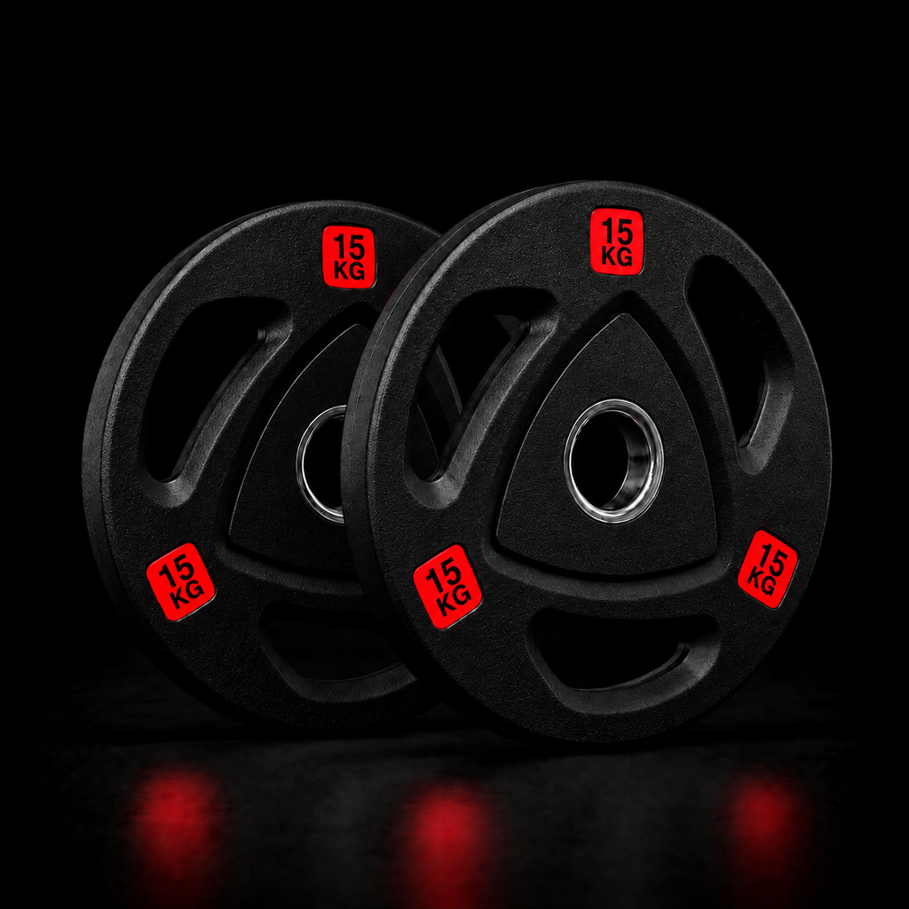 PACK 50 KG DISCOS OLÍMPICOS CATFIT + BARRA OLÍMPICA 20 KG 2,20 M