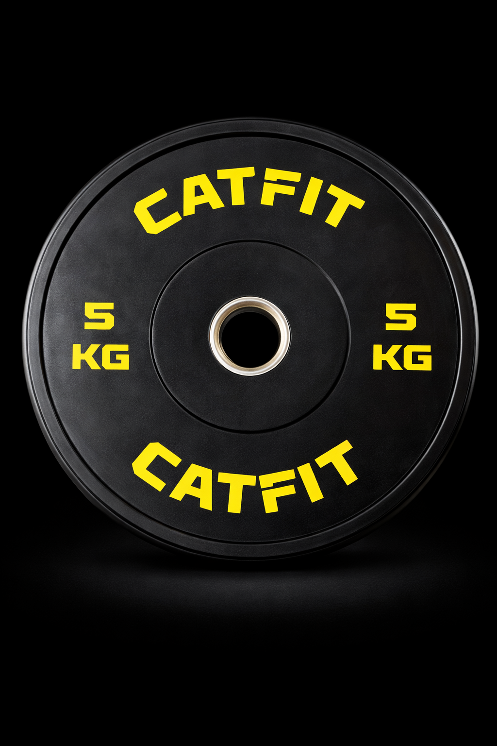 Par de Discos Bumper Olímpicos CATFIT 5 kg – 50 mm para Barras Olímpicas | Alta Resistencia