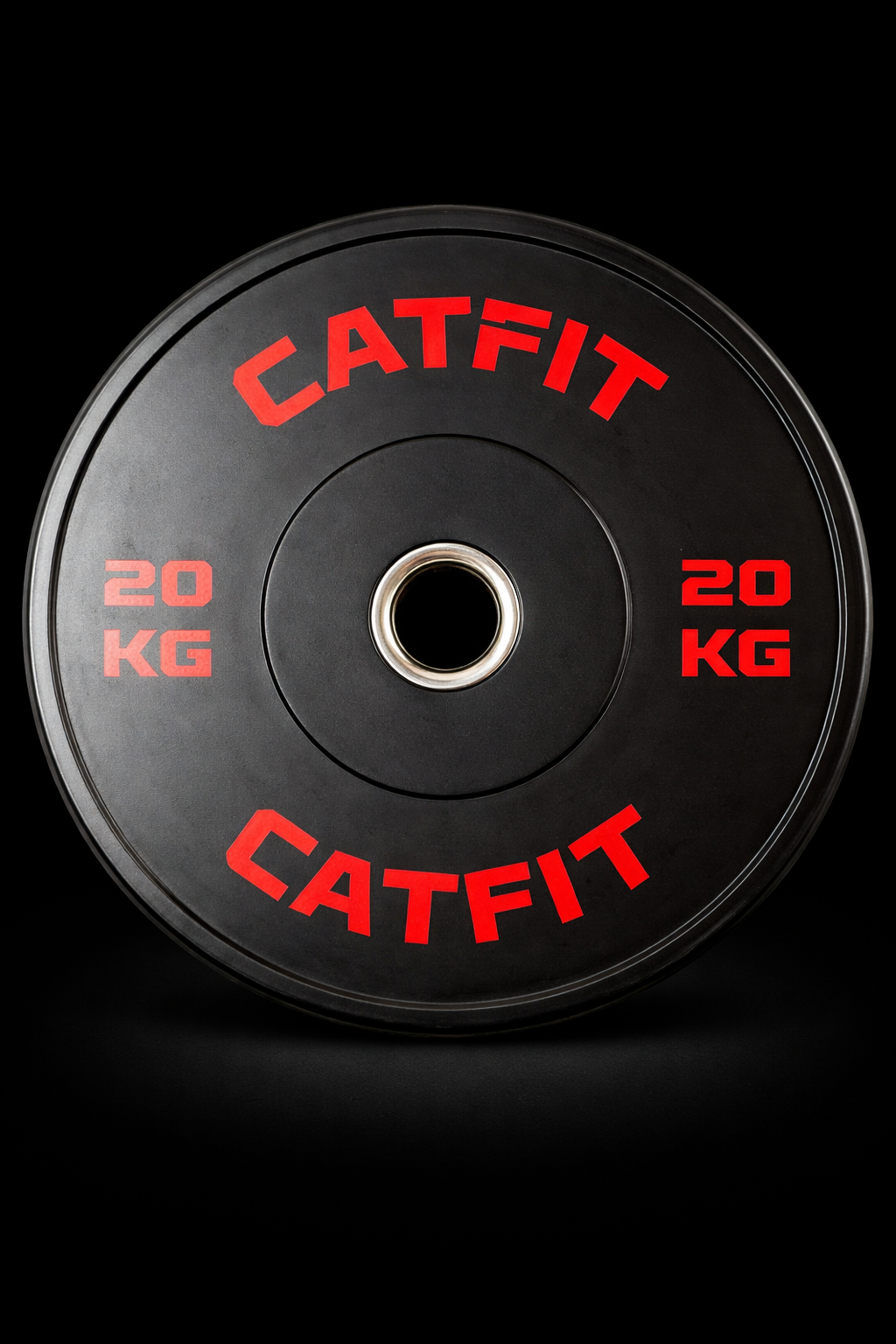 Par de Discos Bumper Olímpicos CATFIT 20 kg – 50 mm para Barras Olímpicas | Alta Resistencia