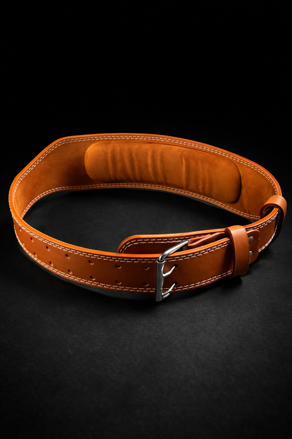 Cinturón de Levantamiento de Pesas CATFIT de Cuero – Soporte Lumbar Profesional