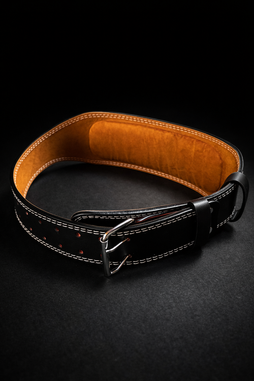 Cinturón de Levantamiento de Pesas CATFIT de Cuero – Soporte Lumbar Profesional