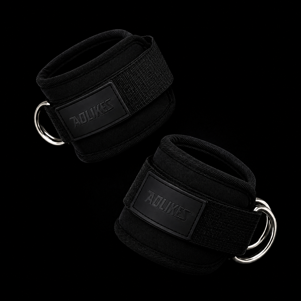 Tobilleras para polea negra (1 PAR)