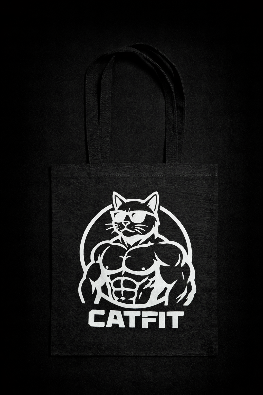 Totebag CATFIT para Gym | Bolso de Tela Resistente para Entrenamiento y Uso Diario