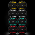 Pack de discos olimpicos bumpers 100 kg