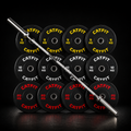 pack de discos bumper olimpicos catfit 140 kg + barra olimpica de 20 kg 2.20 mts