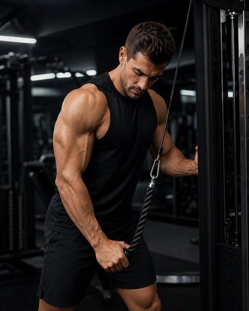 Agarre Cuerda Individua tricep CATFIT – Accesorio de Polea