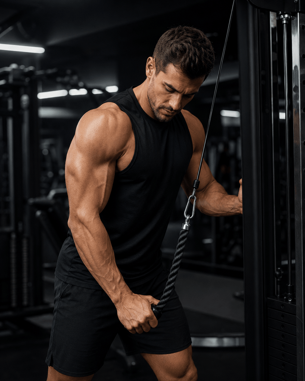 Agarre Cuerda Individua tricep CATFIT – Accesorio de Polea - catfit