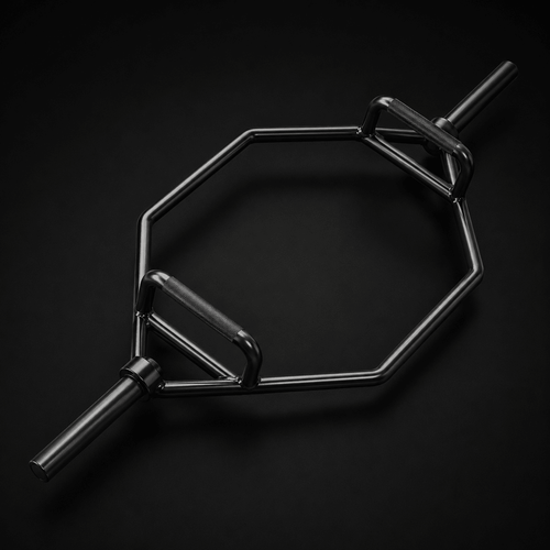 Barra hexagonal negra 141 cm para peso muerto - catfit