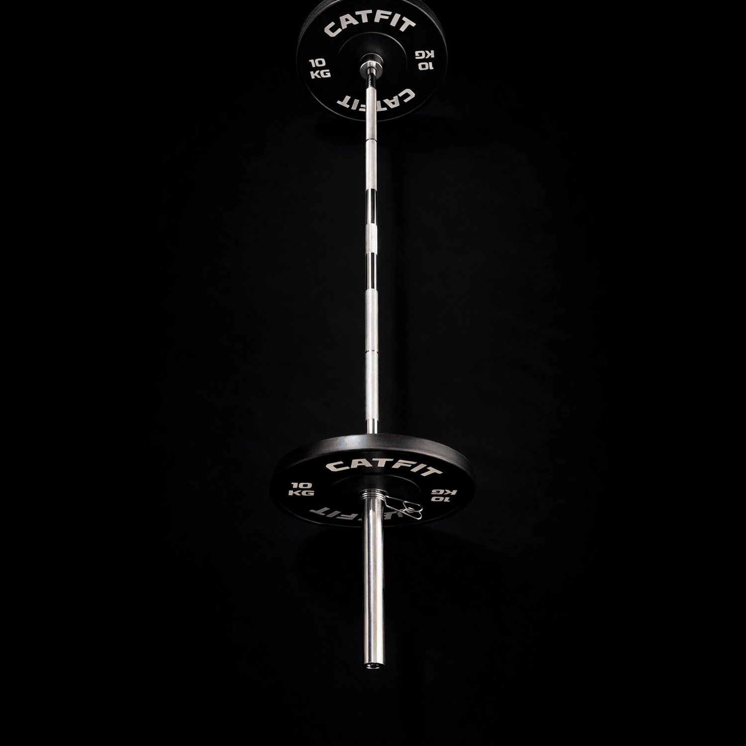 Barra olimpica de 20 kg 2,20 mts + 2 seguro de barras - catfit