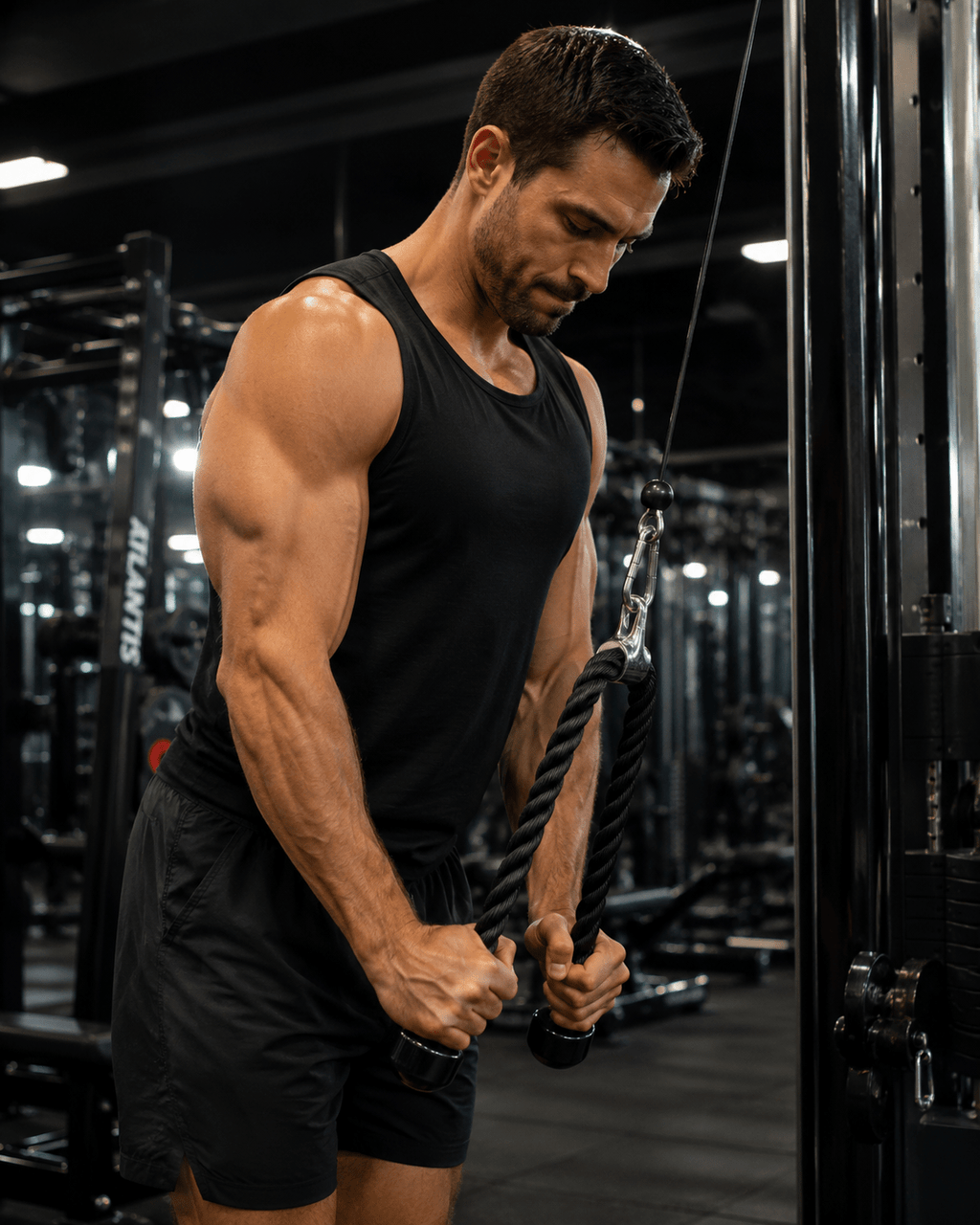 Cuerda para Tríceps CATFIT – Accesorio de Polea - catfit