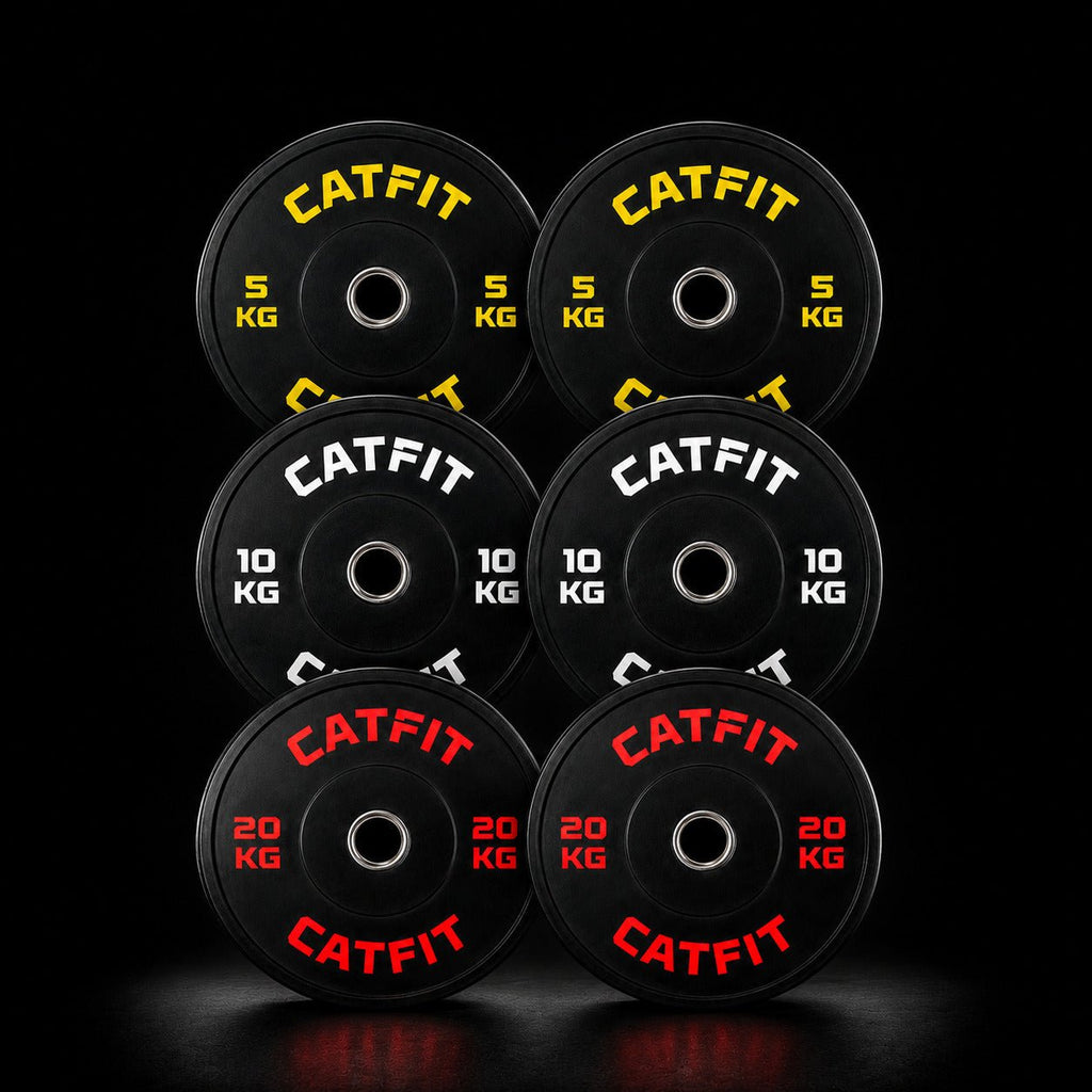Pack 70 kgs discos olimpicos bumpers - catfit