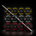 Pack de discos bumper olimpicos catfit 140 kg + barra olimpica de 20 kg 2.20 mts - catfit