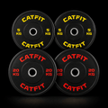 PACK DE DISCOS BUMPER OLÍMPICOS CATFIT — 50 KG - catfit