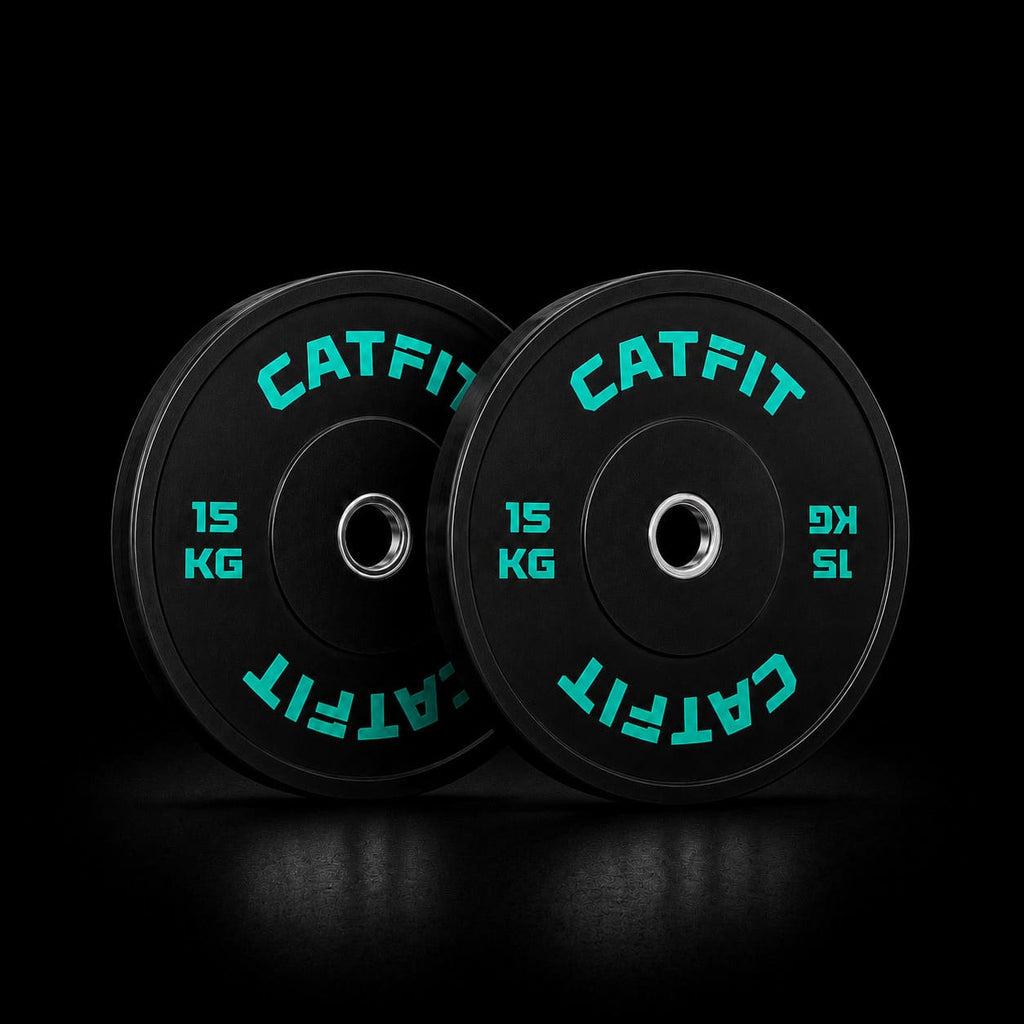 Pack de discos olimpicos bumpers 100 kg - catfit