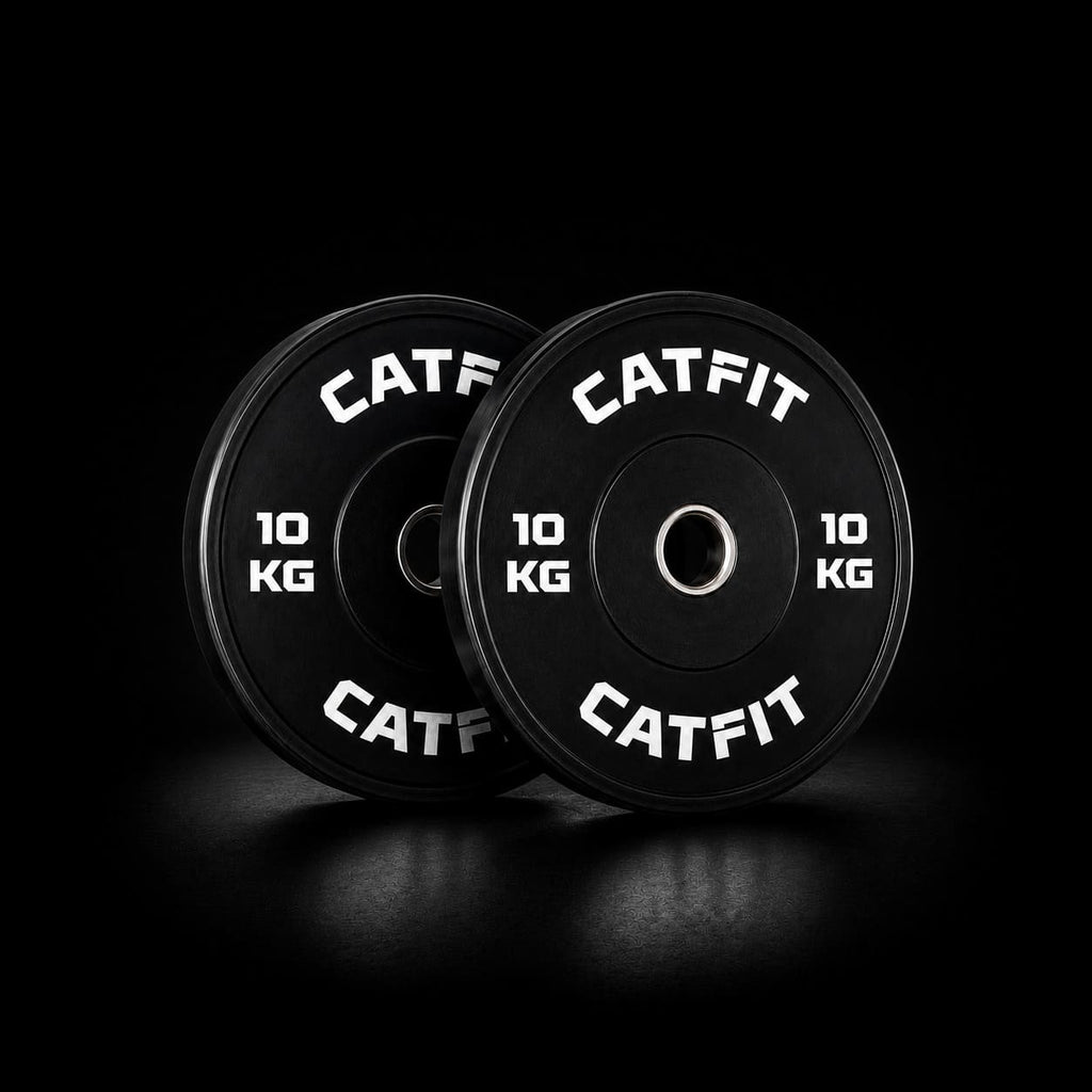 Pack de discos olimpicos bumpers 100 kg - catfit