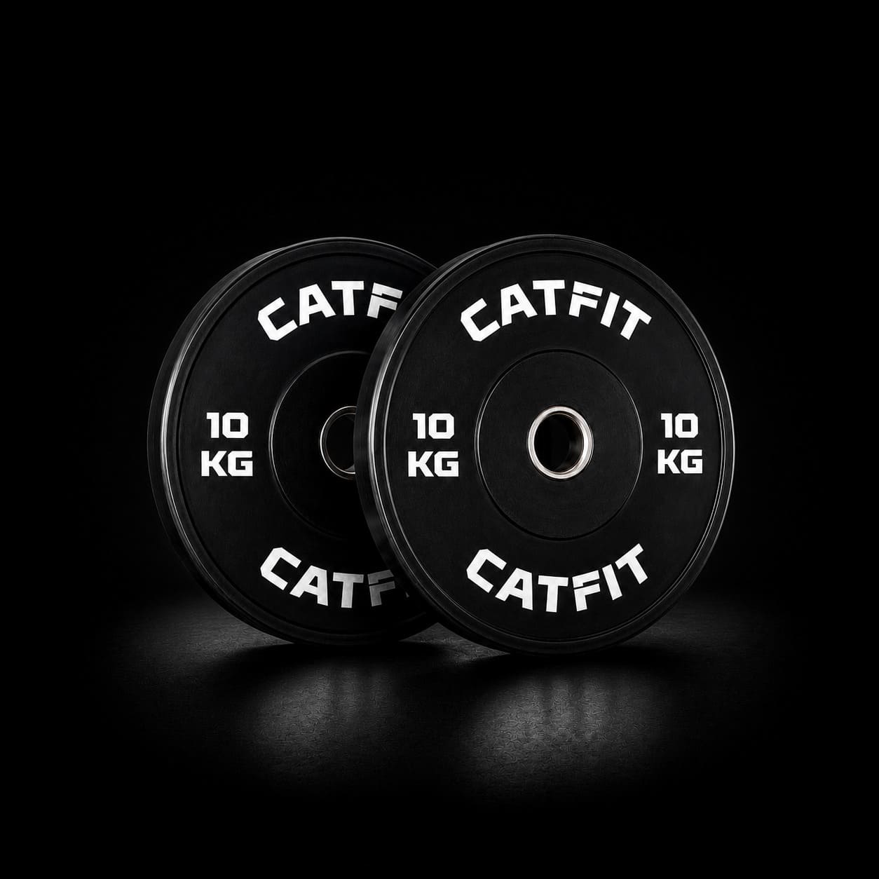 Pack de discos olimpicos bumpers 100 kg - catfit