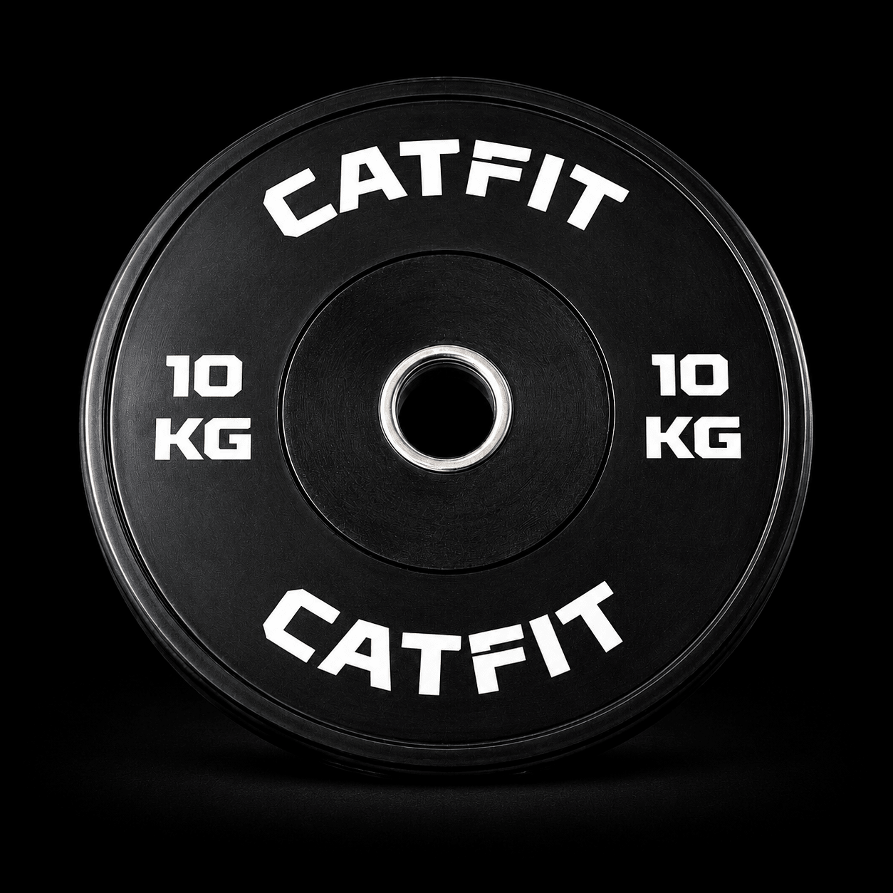 Par de discos bumper CATFIT 10 kg para barra olímpica - catfit