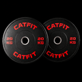 Par de discos bumper CATFIT 20 kg para barra olímpica - catfit