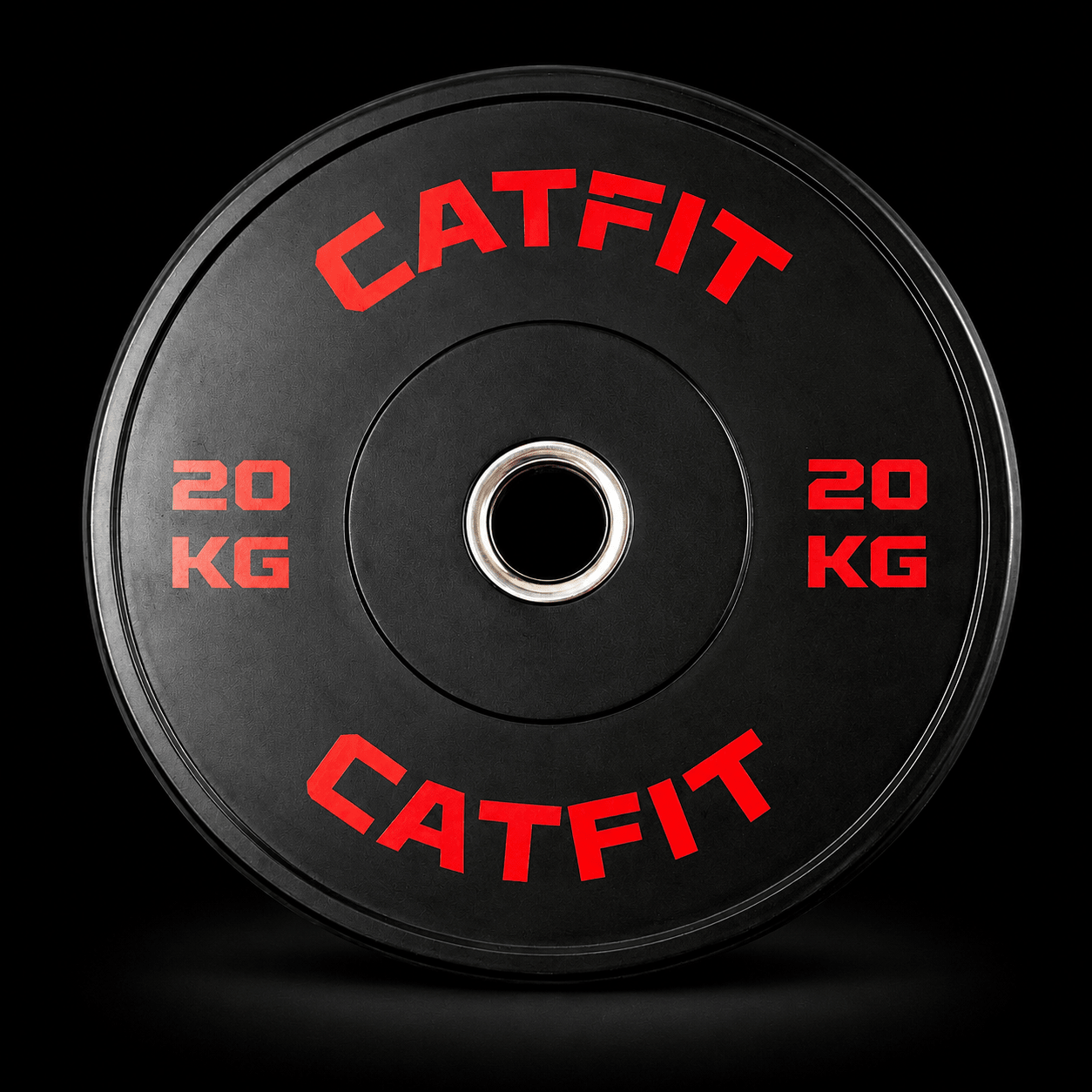 Par de discos bumper CATFIT 20 kg para barra olímpica - catfit