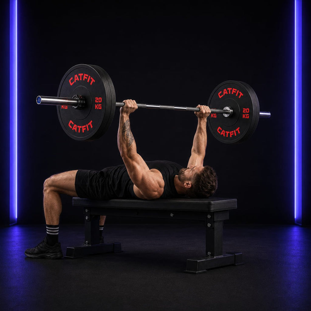 Par de discos bumper CATFIT 20 kg para barra olímpica - catfit