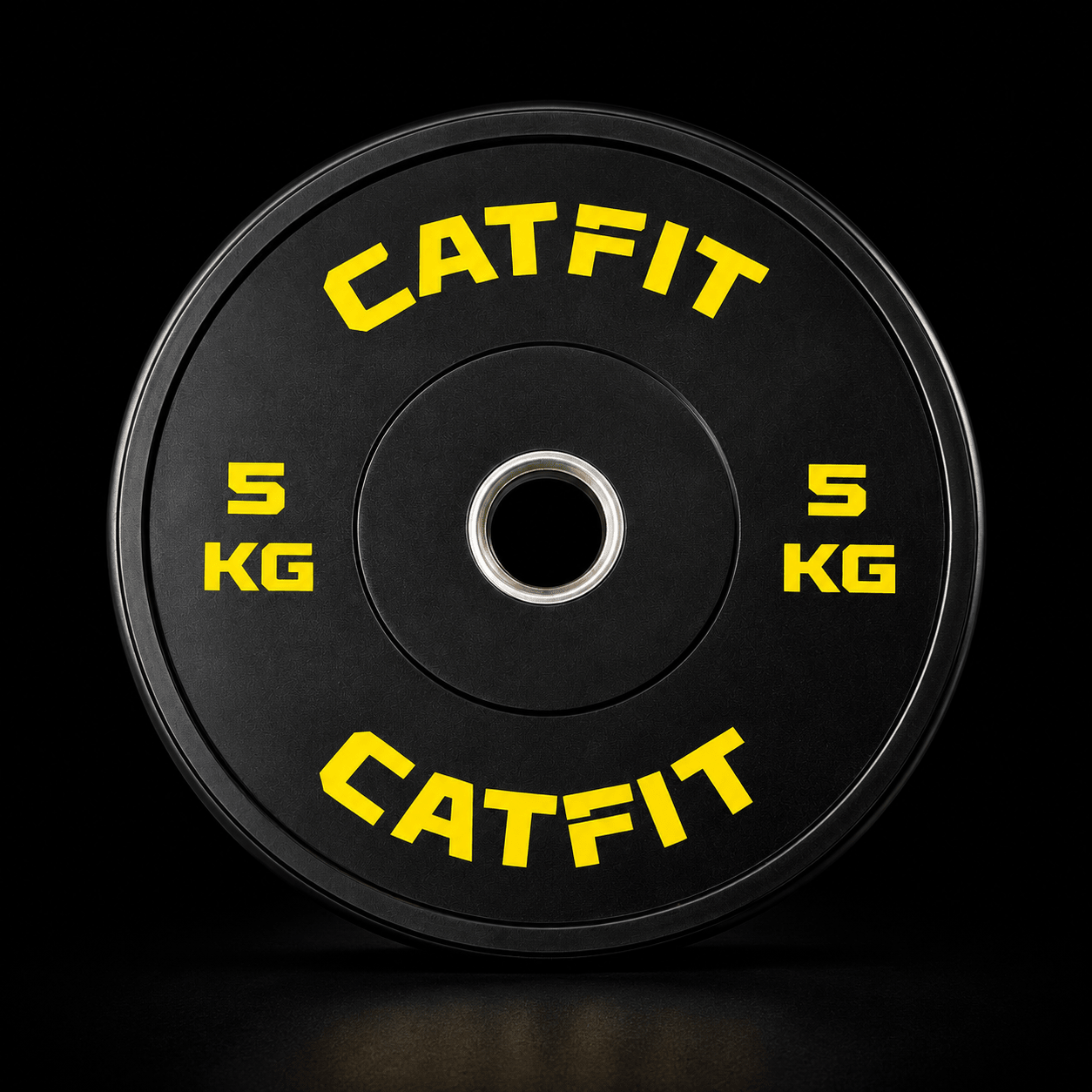 Par de discos bumper CATFIT 5 kg para barra olímpica - catfit
