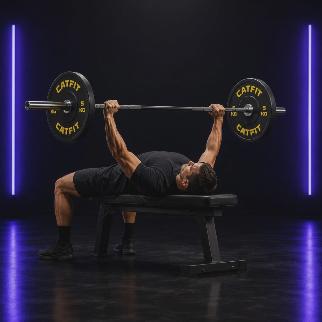 PAR DE DISCOS BUMPER OLÍMPICOS CATFIT — 5 KG C/U