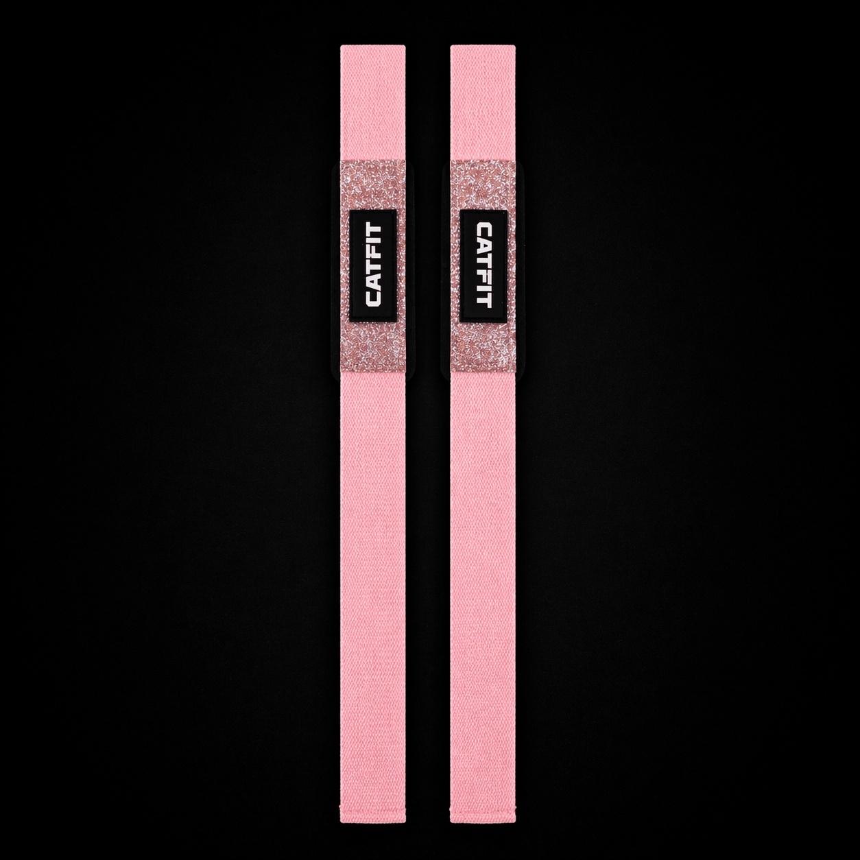 Straps de Levantamiento CATFIT con Glitter | Muñequeras para Peso Muerto y Espalda - catfit