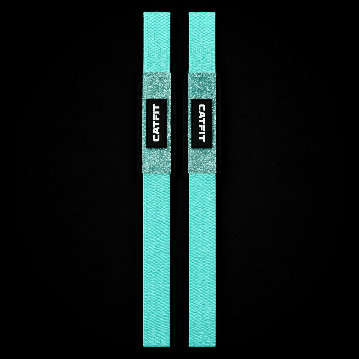 Straps de Levantamiento CATFIT con Glitter | Muñequeras para Peso Muerto y Espalda - catfit
