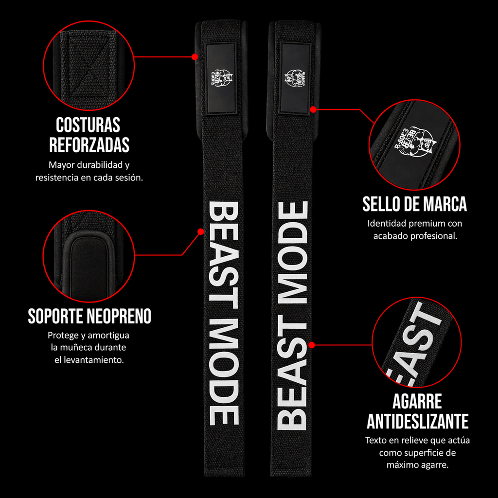 Straps para Gym CATFIT "BEAST MODE" - catfit
