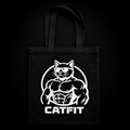 Totebag CATFIT para Gym | Bolso de Tela Resistente para Entrenamiento y Uso Diario - catfit
