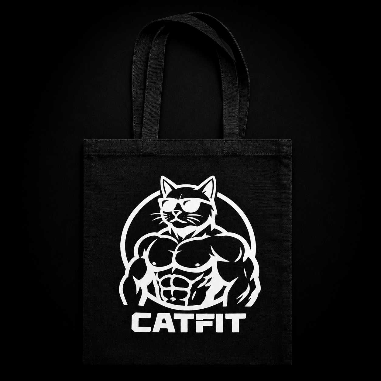 Totebag CATFIT para Gym | Bolso de Tela Resistente para Entrenamiento y Uso Diario - catfit